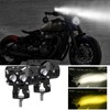 2pcs LED Spotlights 120W 4500LM Yellow White Spot Lamp IP67