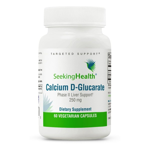Seeking Health Calcium D-Glucarate, 250 mg, Supports Healthy Detoxification Processes,