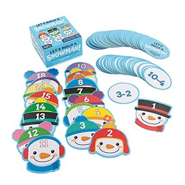 Fun Express Let’s Build a Snowman Addition & Subtraction Game