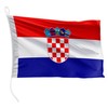 FLAGLY Premium Boat Flag Croatia 30 x 45 cm -