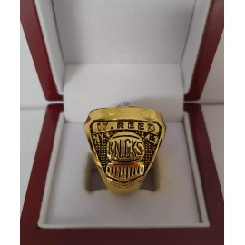 Willis Reed - 1970 New York Knicks Championship Ring With Wooden Display Box