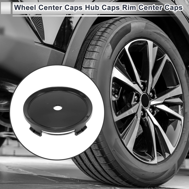ACROPIX 4pcs Wheel Center Cap Hub Cap Rim Center Cap