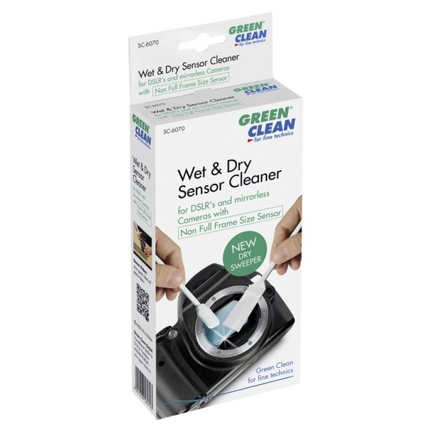 GREEN CLEAN Dry Sweeper´s Wet und Dry Sensorreinigung Halbformat-Kameras Reinigungs