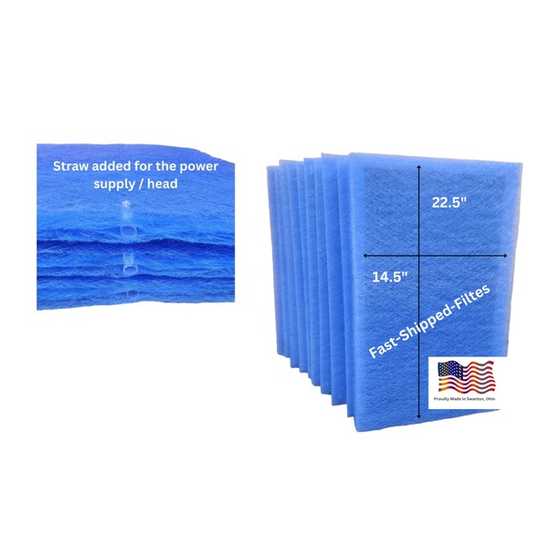 Fast-Shipped-Filters 10 Pack 16x25 Replacement Filter Pads Compatible with Captura