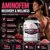Aminoácidos Mujer Aminofem Mezcla Bcaa Glutamina Recuperación Muscular Electrolitos Myo