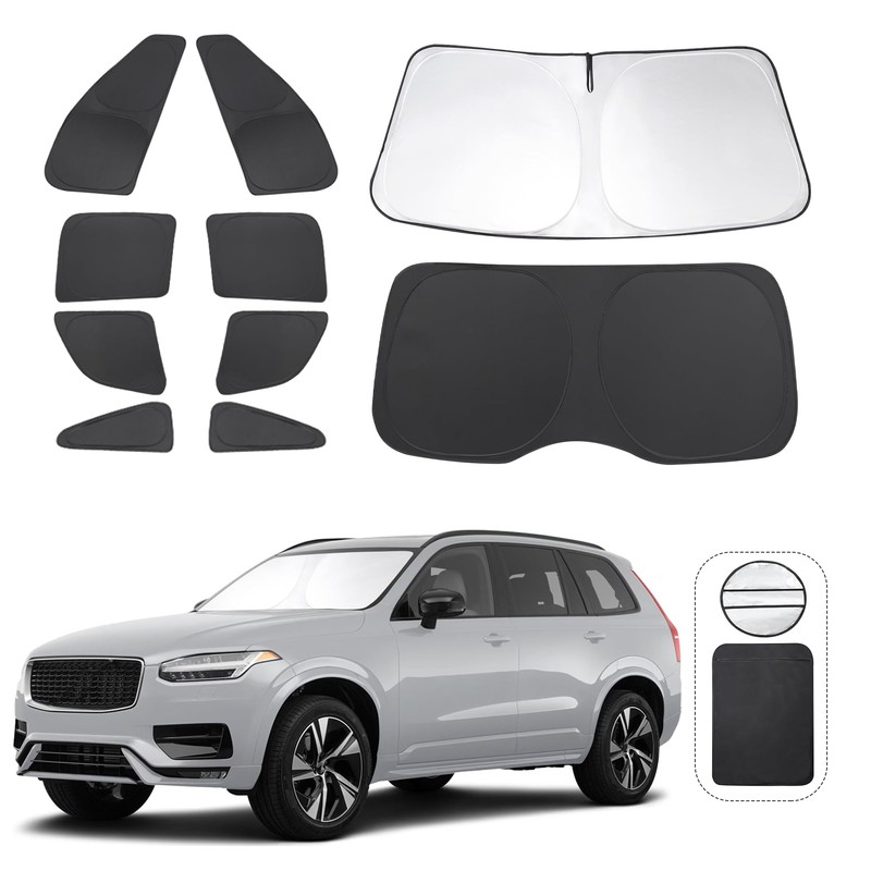 TINGLU Window Shades for Volvo XC90 2016-2025 2026 Accessories Car