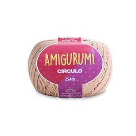 Circulo Amigurumi Yarn, 100% Mercerized Brazilian Virgin Cotton for Crocheting and Knitting, Soft Art - Sport Weight Yarn, 4.4 oz, 278 yds - Color 7563 - Chantilly