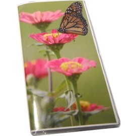 3 Year 2026 2027 2028 Pocket Calendar Planner with Note Pad Wildlife & Flower Prints (Monarch)