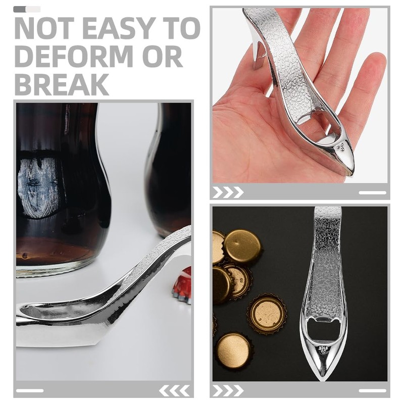 Luxshiny 2-Pack High Heel Shoe Shaped Bottle Opener Compact Beer