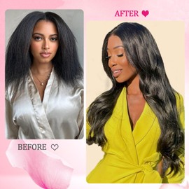 Natural Black Hair Extensions Real Human Hair 24inch 125g 8pcs Remy Hair Extensions Clip in Human Hair Long Straight Natural Clip Ins for Black Women Like Your Own Hair