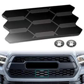 Grill Sensor Cover for 2016-2023 Tacoma TSS Sensor Garnish Cover TR D Pro Grille Insert Plate for 3rd Gen Tacoma Accessories