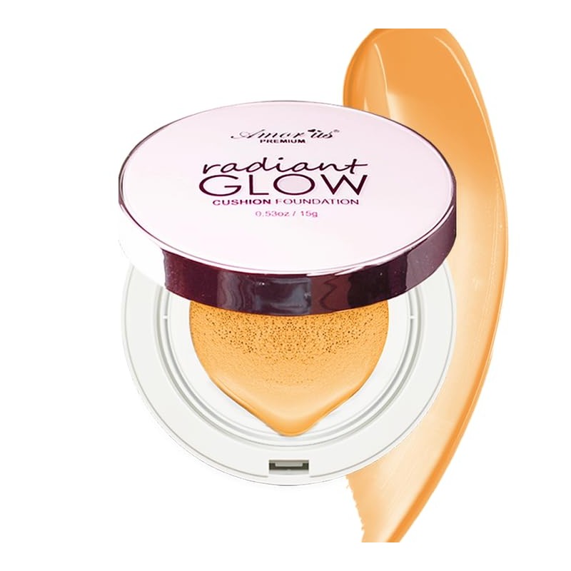 RADIANT GLOW CUSHION FOUNDATION base líquida compacta Amor Us (03