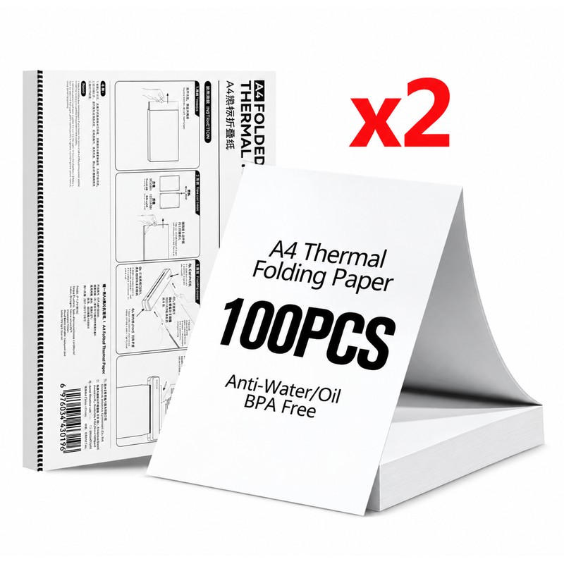 A4 Thermal Paper 210 × 297mm – BPA-Free Inkless Printing