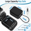 WACCET Key Safe with Number Code, Weatherproof Key Safe Outdoor