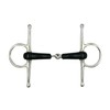 Equine Smile ES0104 Snaffle Bit Simple Broken with Rubber Stainless