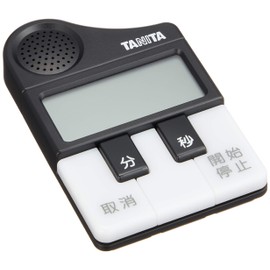 タニタ 勉強 学習 タイマー マグネット付き メロディー お知らせ ブラック TD-382 BK
