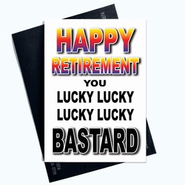 Funny Retirement Cards Work Colleague Coworker Leaving Office Banter Jokes PC944