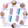 4 Way Nail Buffer Block (4 Pcs), Nail Shine Buffers