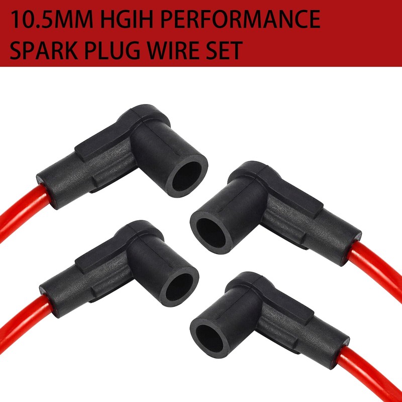 Cables de bujía de 10,5 mm compatibles con Ford F-150
