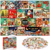 Civaner 1000 Piece Christmas Jigsaw Puzzles for Adults Christmas Advent