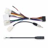 2-Pack Toyota Low-End Car Stereo Wiring Harness Cables, Multiple Vehicle-Specific