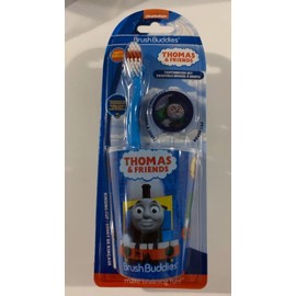 Brush Buddies Thomas & Friends Brush Buddies Blue 3 Pcs Toothbrush Set Brand New IB: #3049