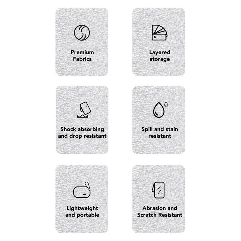 Carrying Case Lightweight Waterproof Shockproof Fleece Lining Travel Case for
