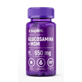 Suplemento de Sulfato de Glucosamina 800 MG con MSM | Complejo para Alivio del Dolor Articular | Apoyo Antiinflamatorio al Cartílago para Mujeres y Hombres | Fabricado en MÉXICO | 90 Cápsulas