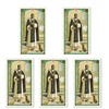 St. Martin de Porres Laminated Prayer Card Set of Five
