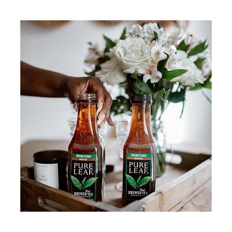Pure Leaf Real Brewed Tea Unsweetened Black Tea 16.9 fl.