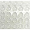 25 Cupboard Door Buffer Pads - Clear Sticky Rubber Dots