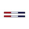 2 x Black Flag Emblem Stickers for Bike Car Truck