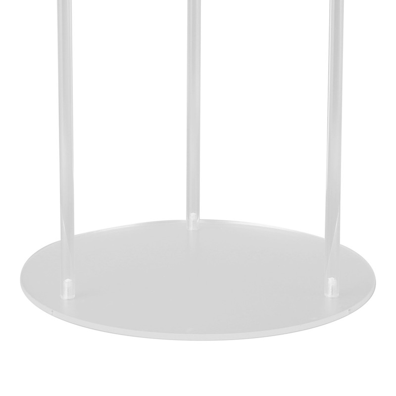 Clear Acrylic Plant Stand Round Top Corner Holder Planter Flower