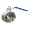 LOZOME Sanitary Ball Valve Fits 2" Tri Clamp Clover Stainless