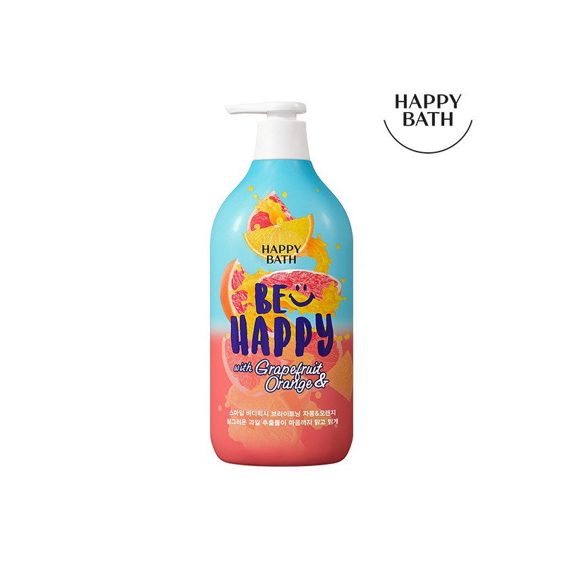 Happy Bath Smile Body Wash 1 pack, 02 Relaxing Cherry