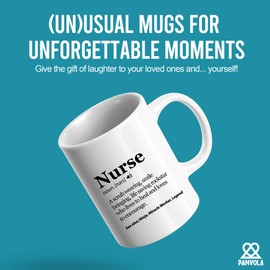 Nurse Definition Mug Nurse Gifts Male Nurse Murse Dad Husband Boyfriend Nursing Student Nurse Mom Sister Girlfriend Wife Ceramic Mug 11 oz White