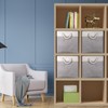 Univivi Foldable Storage Basket Fabric 13 inch Cube Storage Bins