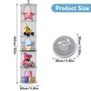 5 Tier Hanging Toy Storage Net, Foldable Soft Toy Storage