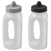 Handheld Running Water Bottle 17.6oz Leakproof One Way Valvel Lid,