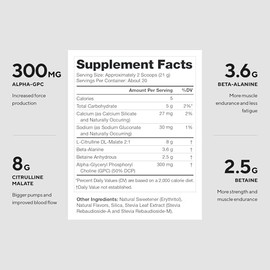 LEGION Suplemento pre-entrenamiento Pulse: bebida pre-entrenamiento de óxido nítrico totalmente natural para aumentar la energía, sin creatina, endulz