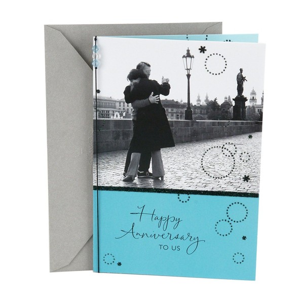 Hallmark Anniversary Card for Husband or Wife (Dancing Couple) (0449RZB1119)