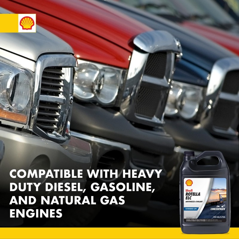 Shell Rotella ELC Extended Life Antifreeze Coolant Concentrate 1 Gallon