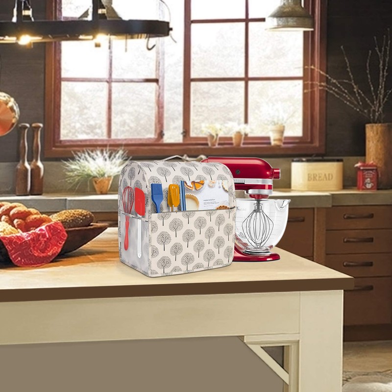 Yarwo Stand Mixer Cover, Protective Dust Cover with Top Handle