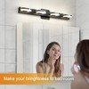 Myhaptim Modern LED 4 Lights Vanity Light for Bathroom Modern