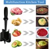 Meat Chopper, Ground Beef Masher with 5-Blade Head, High-Temp Heat-Resistant