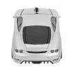 Wireless Mouse Silver Sports Car Style 2.4GHz USB Receiver 1600DPI