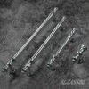Alzassbg 10 Pack Polished Chrome Cabinet Pulls, 3-3/4 Inch(96mm) Hole