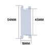 Metal Consumer Unit Blanks, White, Steel, Universal Fit, Single Module