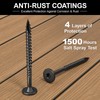 FMhotu 2-7/8 Inch Heavy-Duty Outdoor Wood Screws Assortment Fastener Kit,