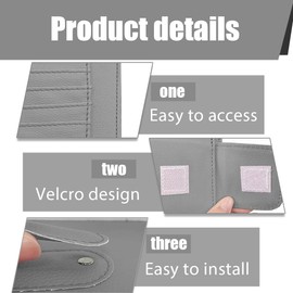 AUEFUDQ Glasses Holder Car, Car Sun Visor Glasses Clip, Magnetic Glasses Holder, Sunglasses Holder, Sun Visor, Car Sun Visor with Kappa Clip